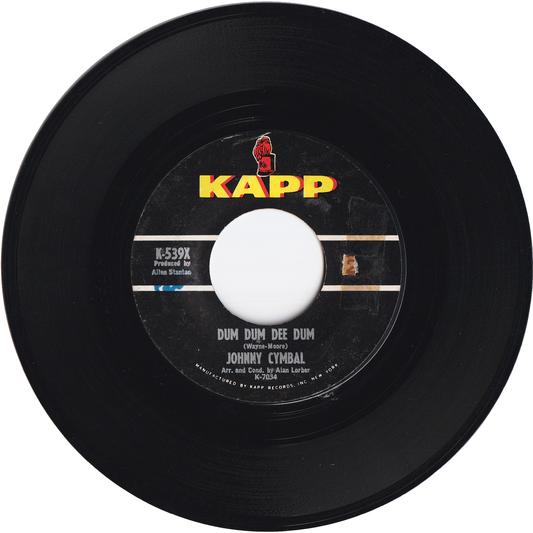 Johnny Cymbal - Dum Dum Dee Dum / (Surfin' At) Tia Juana