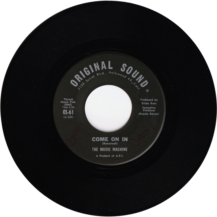 The Music Machine - Talk Talk / Come On In