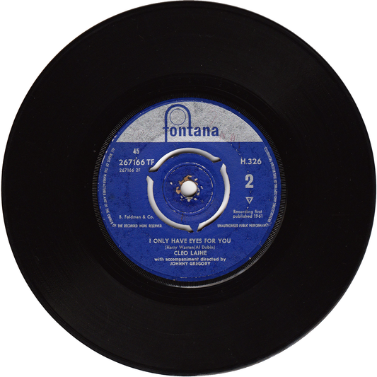 Cleo Laine - I Only Have Eyes For You / You'll Answer To Me [UK]