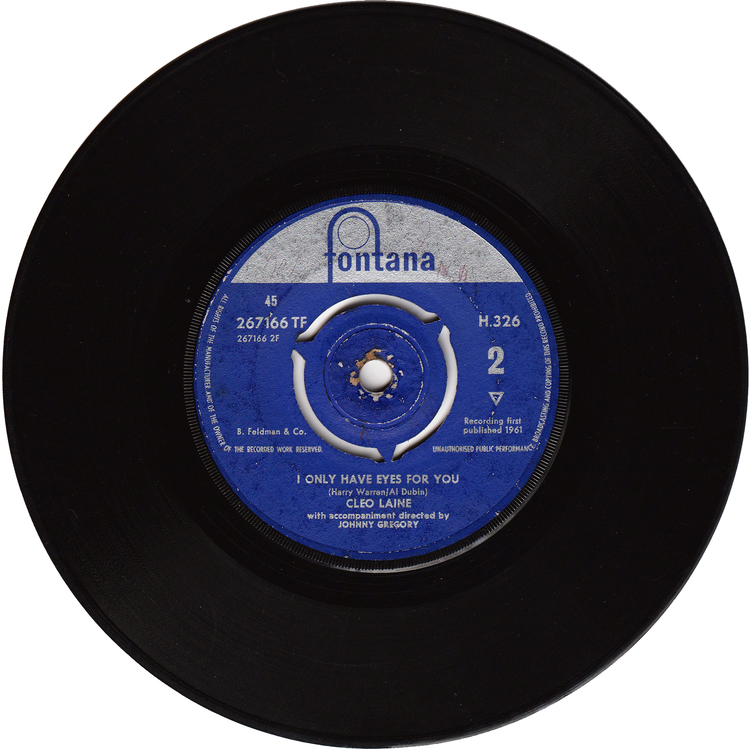 Cleo Laine - I Only Have Eyes For You / You'll Answer To Me [UK]