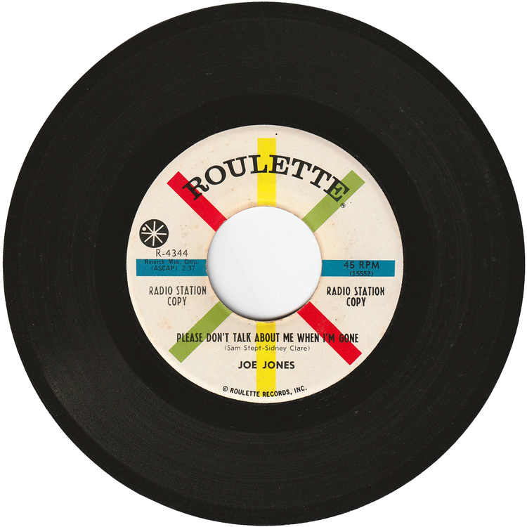 Joe Jones - California Sun / Please Don't Talk About Me When I'm Gone [Promo, Vinyl]