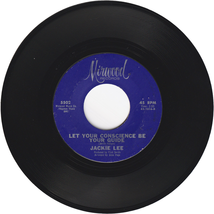 Jackie Lee - The Duck / Let Your Conscience Be Your Guide [Styrene, Monarch Pressing]