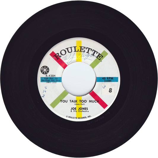 Joe Jones - You Talk Too Much / I Love You Still [ROULETTE Label]