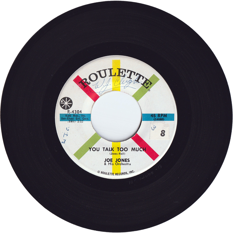 Joe Jones - You Talk Too Much / I Love You Still [ROULETTE Label]