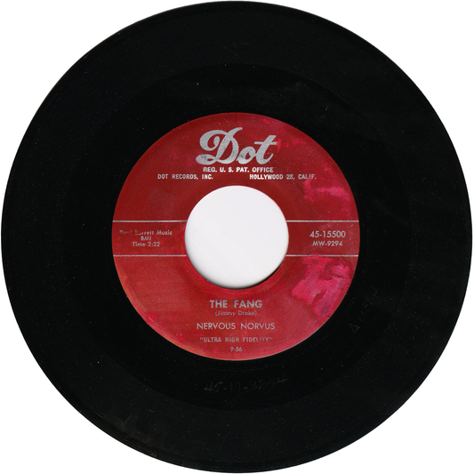 Nervous Norvus - The Fang / The Bullfrog Hop [Maroon Label]