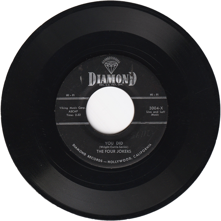 The Four Jokers - Transfusion / You Did