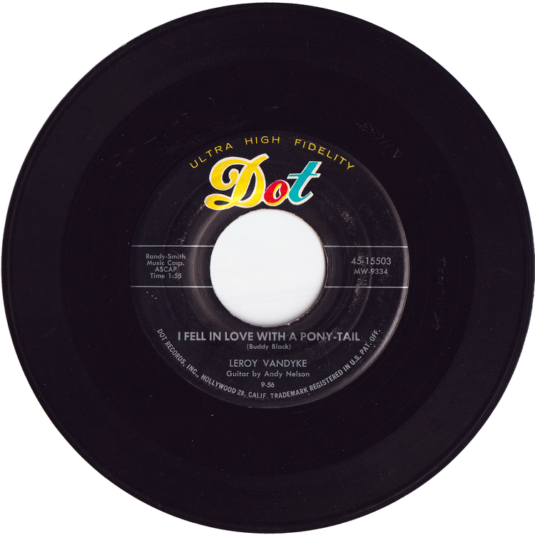 Leroy Vandyke - Auctioneer / I Fell In Love With A Pony-Tail