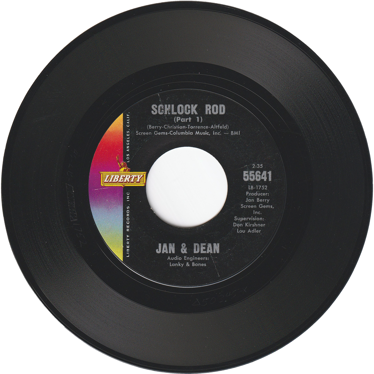Sh Lock Rod Jan & Dean - Drag City / Schlock Rod (Part 1) – NIGHT BEAT RECORDS