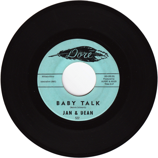 Jan & Dean - Baby Talk / Jeanette, Get Your Hair Done