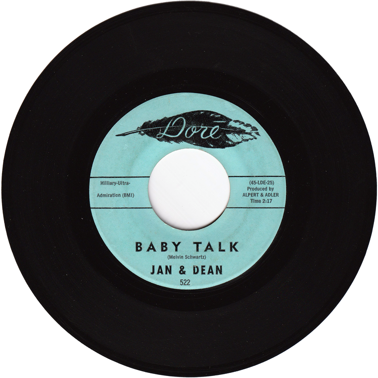 Jan & Dean - Baby Talk / Jeanette, Get Your Hair Done