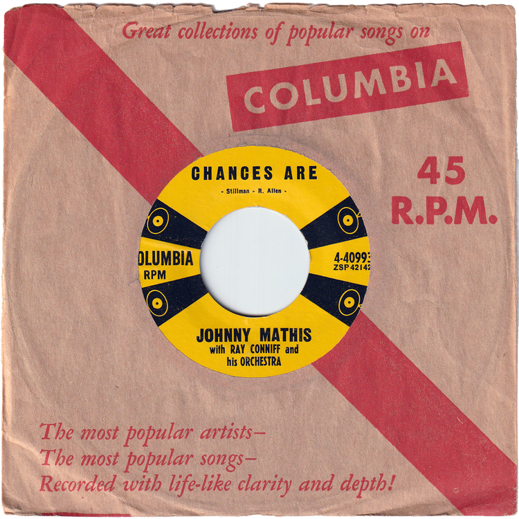 Johnny Mathis - Chances Are / The Twelfth Of Never