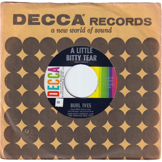 Burl Ives - A Little Bitty Tear / Shanghied