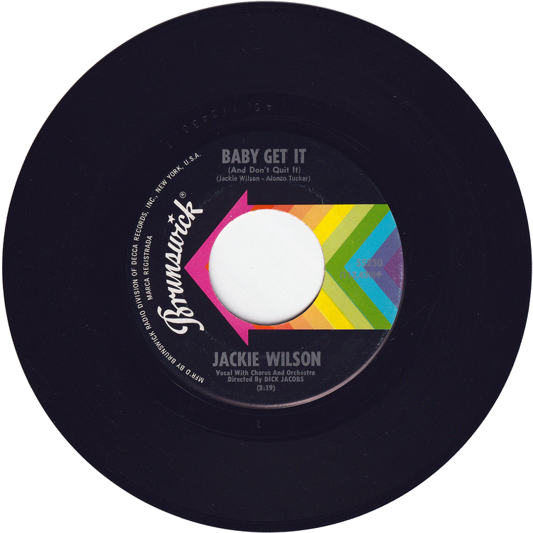 Jackie Wilson - The New Breed / Baby Get It