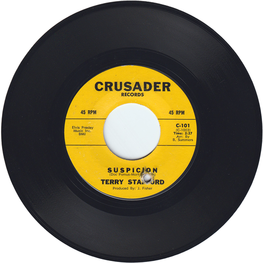 Terry Stafford - Suspicion / Judy [Styrene, Hollywood Pressing]