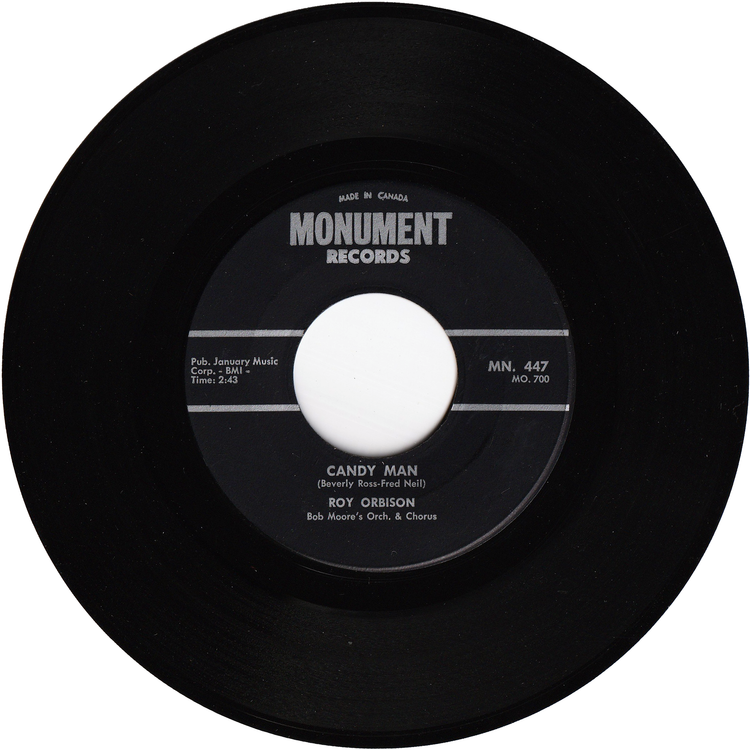 Roy Orbison - Crying / Candy Man [Canada]