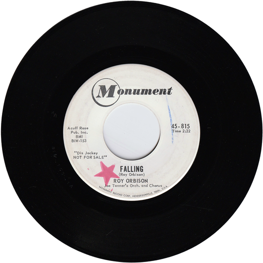 Roy Orbison - Falling / Distant Drums [Promo]