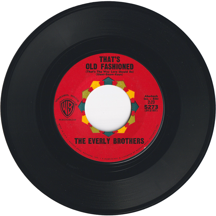 The Everly Brothers - That's Old Fashioned (That's the Way Love Should Be) / How Can I Meet Her? [Styrene, Bridgeport Pressing]