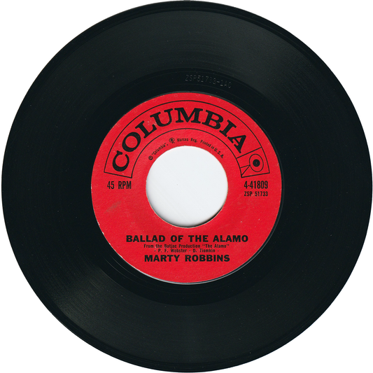 Marty Robbins - Ballad Of The Alamo / A Time & A Place For Everything
