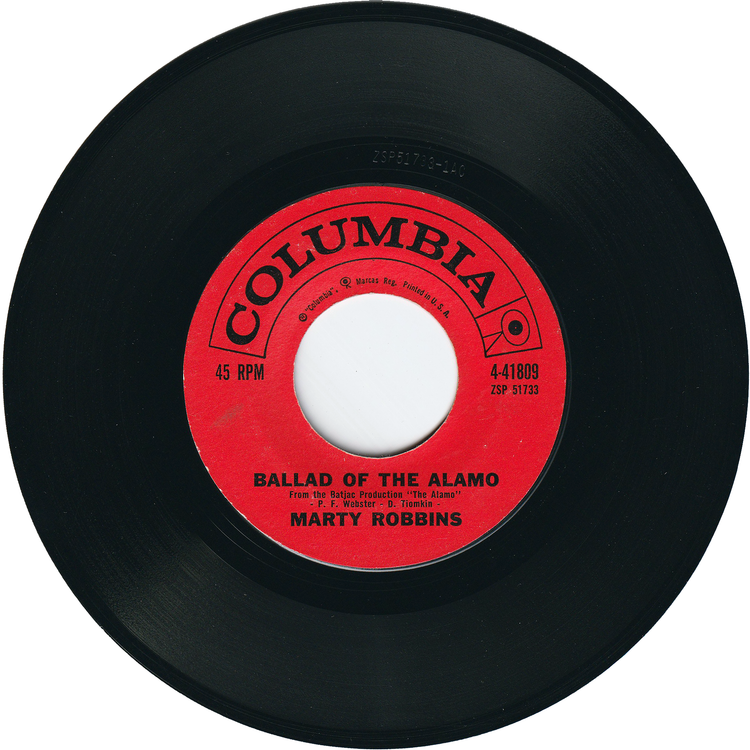 Marty Robbins - Ballad Of The Alamo / A Time & A Place For Everything