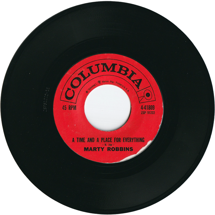 Marty Robbins - Ballad Of The Alamo / A Time & A Place For Everything