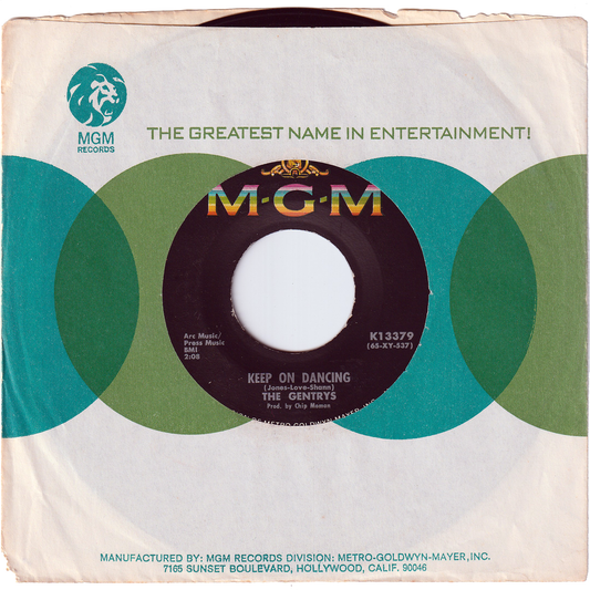 The Gentrys - Keep On Dancing / Make Up Your Mind