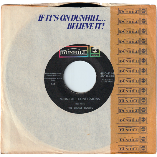 The Grass Roots - Midnight Confessions / Who Will You Be Tomorrow