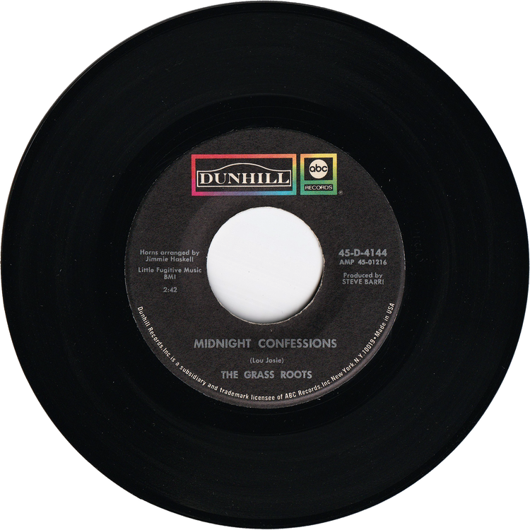 The Grass Roots - Midnight Confessions / Who Will You Be Tomorrow