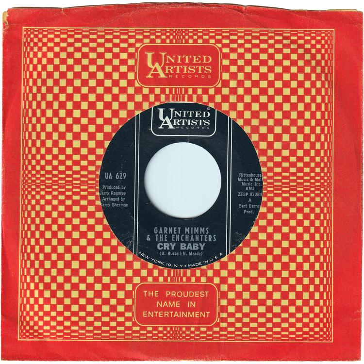 Garnet Mimms & The Enchanters - Cry Baby / Don't Change Your Heart