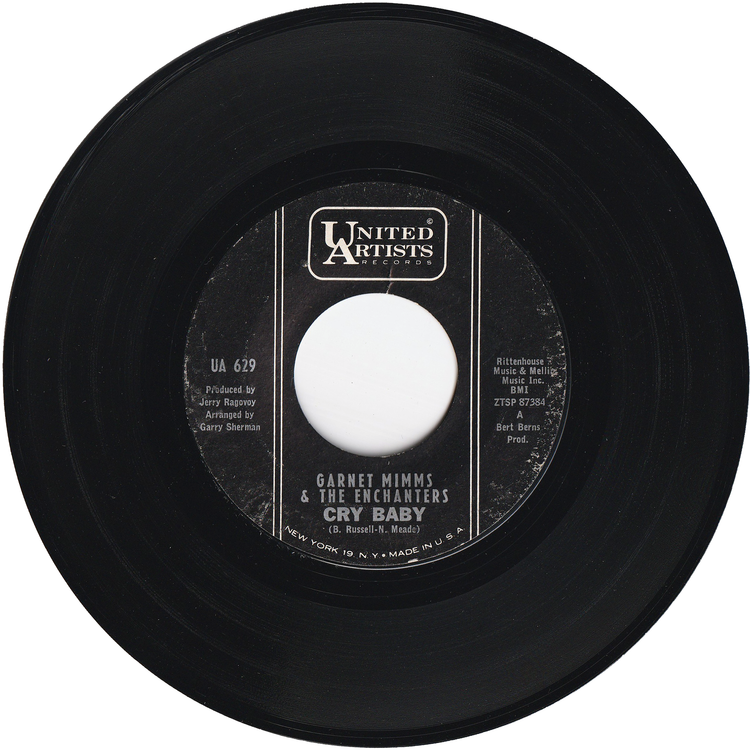 Garnet Mimms & The Enchanters - Cry Baby / Don't Change Your Heart