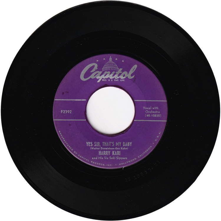 Harry Kari - Yokohama Mama / Yes Sir, That's My Baby