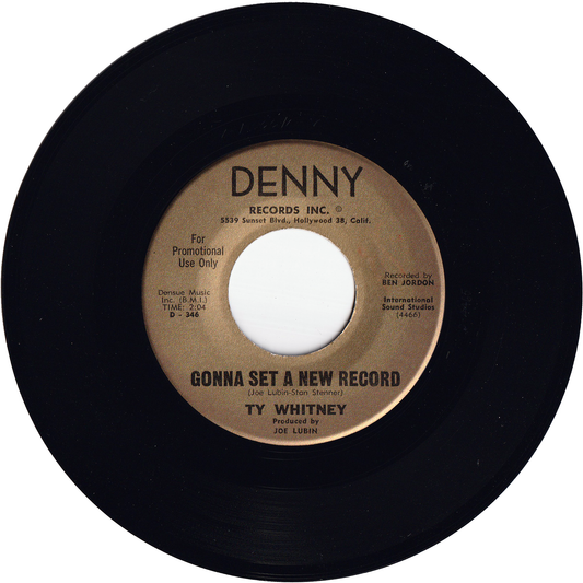 Ty Whitney - Honna Set A New Record / The Other Side Of Love [Promo]