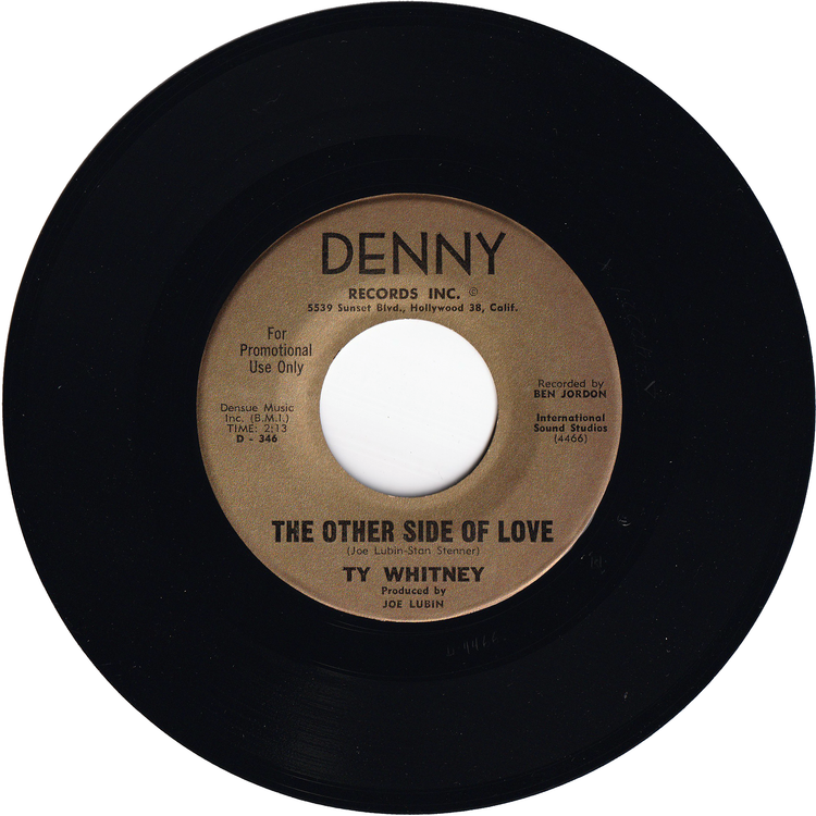 Ty Whitney - Honna Set A New Record / The Other Side Of Love [Promo]