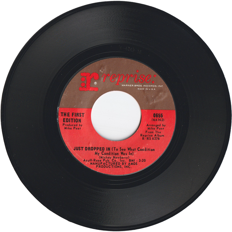 The First Edition - Just Dropped In (To See What Condition Was In) / Shadow In The Corner Of Your Mind