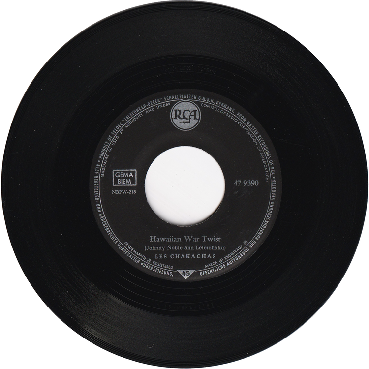 Les Chakachas - Hawaiian War Twist / Please, Remember [Germany, w/PS]