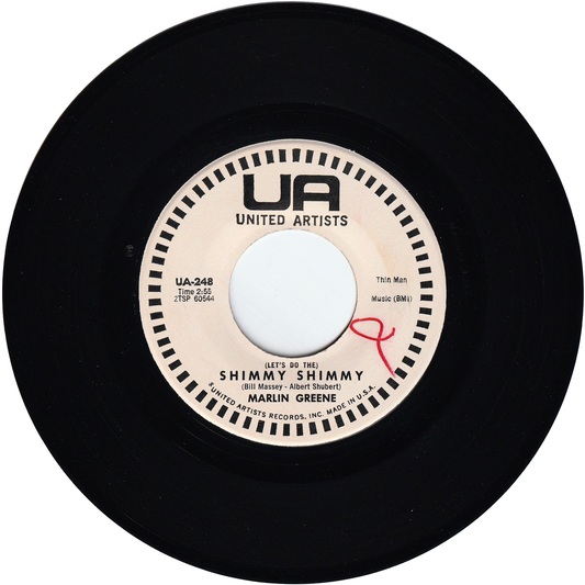 Marlin Greene - (Let's Do The) Shimmy Shimmy / I Couldn't Take It Again [Promo]