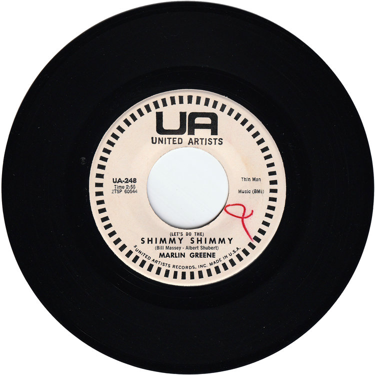 Marlin Greene - (Let's Do The) Shimmy Shimmy / I Couldn't Take It Again [Promo]