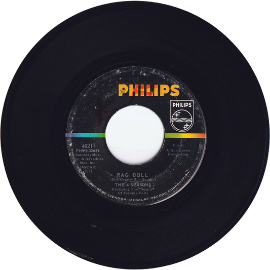 The Four Seasons - Rag Doll / Silence Is Golden