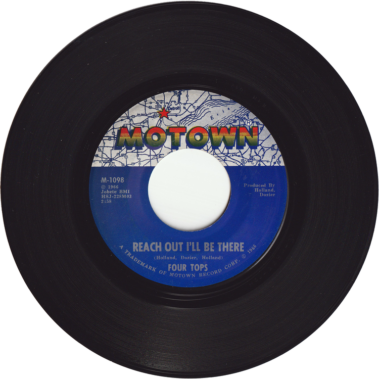 The Four Tops - Reach Out I'll Be There / Untill You Love Sometime [Vinyl, ARP Pressing]
