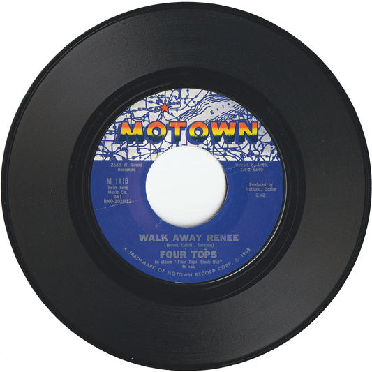 The Four Tops - Walk Away Renee / Your Love Is Wonderful [Styrene, Monarch Pressing]