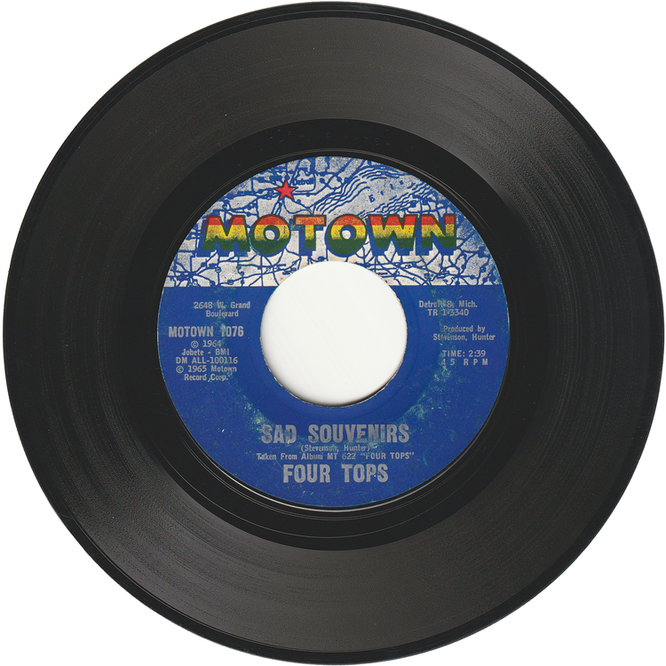 The Four Tops - I Can't Help Myself / Sad Souvenirs [Styrene, Monarch Pressing]