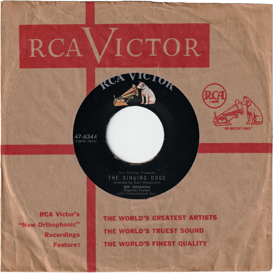 The Singing Dogs - Pat-a-Cake, Three Blind Mice, Jingle Bells / Oh! Susanna