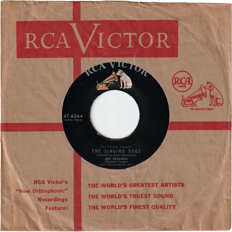 The Singing Dogs - Pat-a-Cake, Three Blind Mice, Jingle Bells / Oh! Susanna