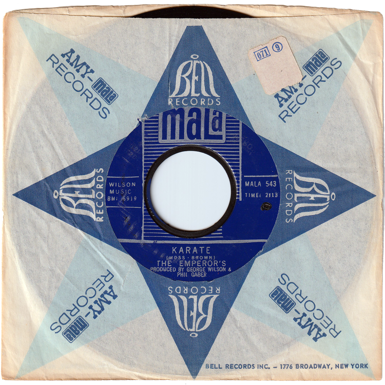 The Emperor's - Karate / I've Got To Have Her [Styrene, Bestway Pressing]