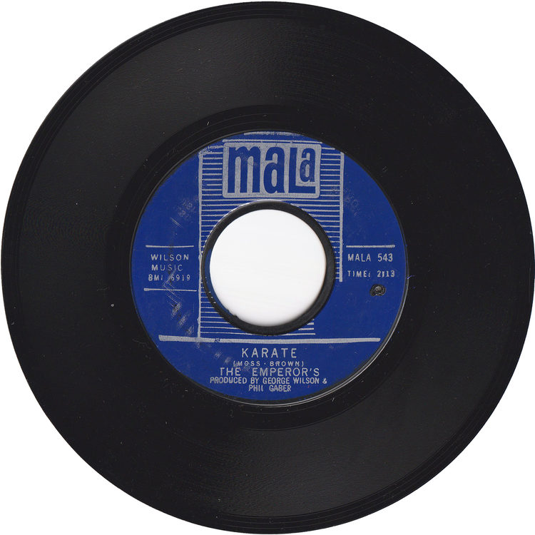 The Emperor's - Karate / I've Got To Have Her [Styrene, Bestway Pressing]