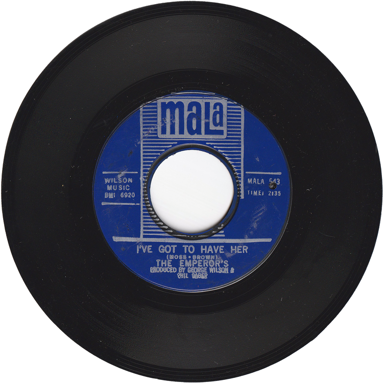 The Emperor's - Karate / I've Got To Have Her [Styrene, Bestway Pressing]