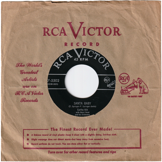 Eartha Kitt - Santa Baby / Under The Bridges Of Paris