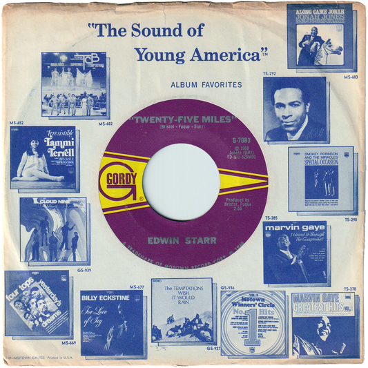 Edwin Starr - Twenty-Five Miles / Love Is My Destination [Styrene, Monarch Pressing]