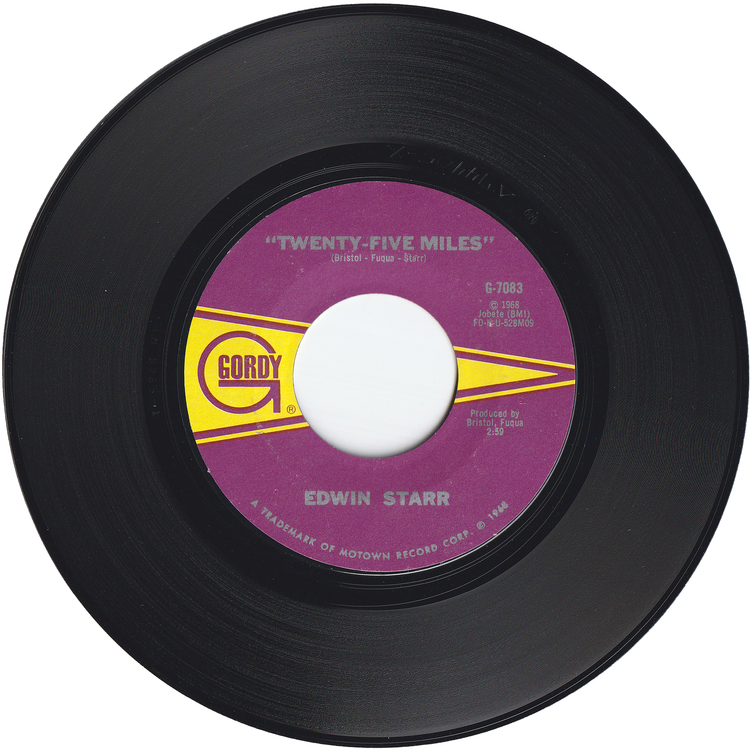Edwin Starr - Twenty-Five Miles / Love Is My Destination [Styrene, Monarch Pressing]