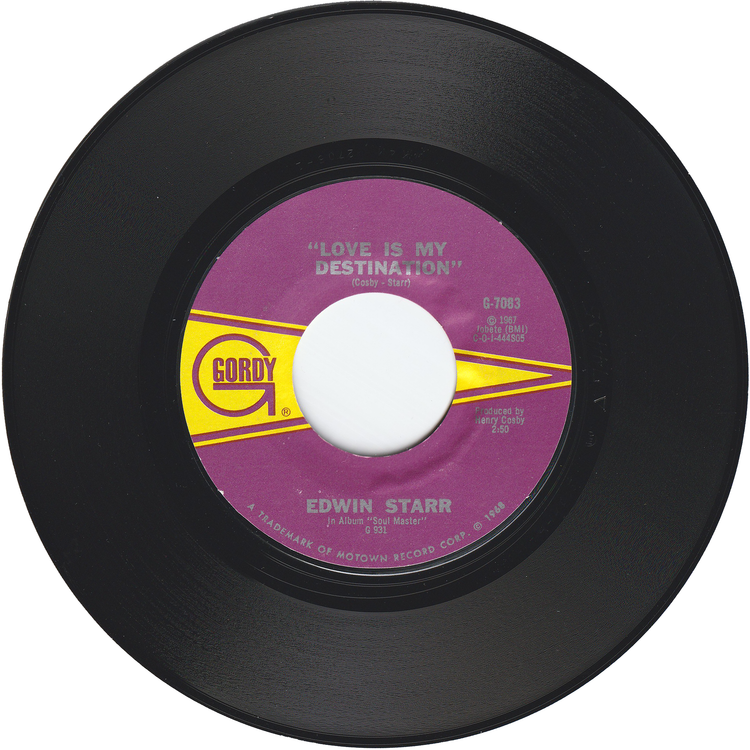 Edwin Starr - Twenty-Five Miles / Love Is My Destination [Styrene, Monarch Pressing]