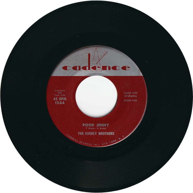 The Everly Brothers - Poor Jenny / Take A Message To Mary [Vinyl, Rockaway Pressing]
